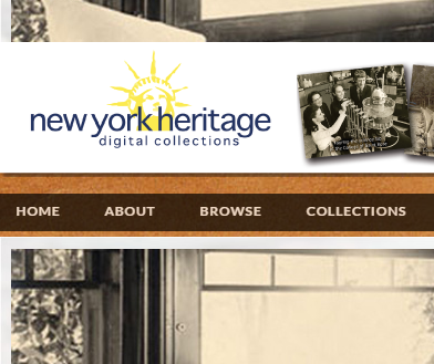 New York Heritage Digital Collections main page